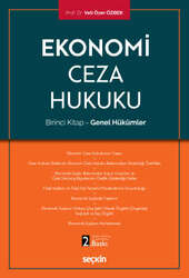 Seçkin Yayıncılık Ekonomi Ceza Hukuku Birinci Kitap - Genel Hükümler - Seçkin Yayıncılık