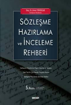 Seçkin Yayıncılık Sözleşme Hazırlama ve İnceleme Rehberi - 1