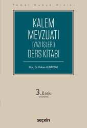 Seçkin Yayıncılık Temel Hukuk Dizisi Kalem Yazı İşleri Mevzuatı - 2