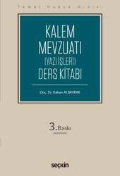 Seçkin Yayıncılık Temel Hukuk Dizisi Kalem Yazı İşleri Mevzuatı - 1