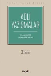 Seçkin Yayıncılık Temel Hukuk Dizisi Adli Yazışmalar - 1