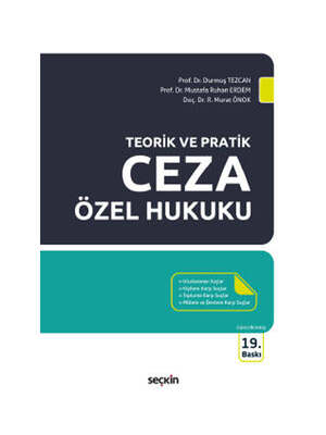 Seçkin Yayınevi Ceza Özel Hukuku - 1