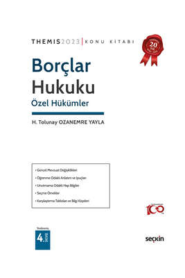 Seçkin Yayınları Themis Borçlar Hukuku Özel Hükümler Konu Kitabı - 1