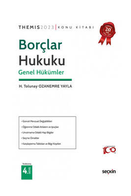 Seçkin Yayınları Themis Borçlar Hukuku Genel Hükümler Konu Kitabı - 1