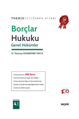 Seçkin Yayınları Themis Borçlar Hukuku Genel Hükümler Soru Bankası - 1