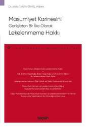 Seçkin Yayıncılık - Seçkin Yayıncılık Masumiyet Karinesini Genişleten Bir İlke Olarak Lekelenmeme Hakkı - Ceza Hukuku Monografileri -