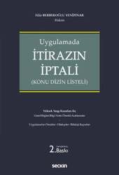 Seçkin Yayıncılık - Seçkin Yayıncılık Uygulamadaİtirazın İptali Konu Dizin Listeli