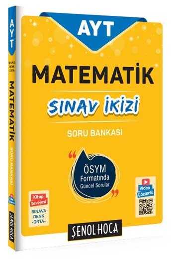 ​Şenol Hoca Yayınları AYT Matematik Sınav İkizi Soru Bankası