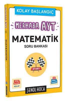 Şenol Hoca Yayınları Merhaba AYT Matematik Soru Bankası (Kolay Başlangıç) - 1