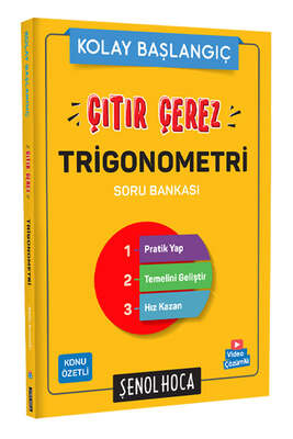 Şenol Hoca Yayınları Çıtır Çerez Trigonometri Soru Bankası (Kolay Başlangıç) - 1