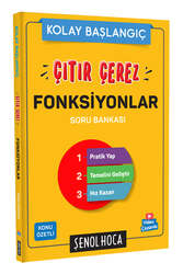 Şenol Hoca Yayınları Çıtır Çerez Fonksiyonlar Soru Bankası (Kolay Başlangıç) - Şenol Hoca Yayınları