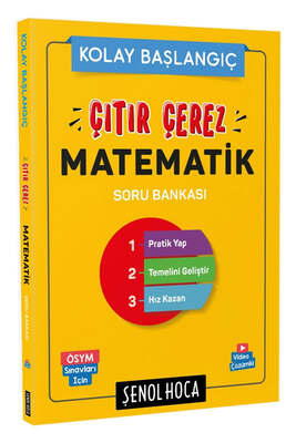 Şenol Hoca Yayınları Çıtır Çerez Matematik Soru Bankası (Kolay Başlangıç) - 1