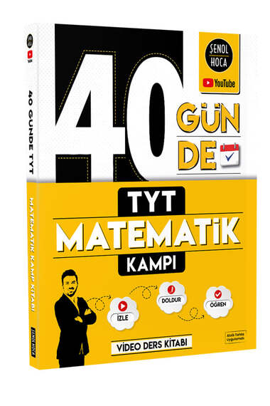 Şenol Hoca Yayınları 40 Günde TYT Matematik Kampı - 1