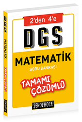 Şenol Hoca Yayınları - Şenol Hoca Yayınları DGS Matematik Tamamı Çözümlü Soru Bankası