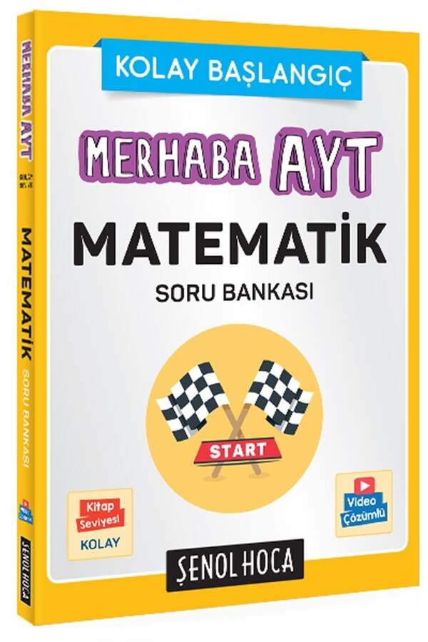 Şenol Hoca Yayınları Merhaba 2021 AYT Matematik Soru Bankası