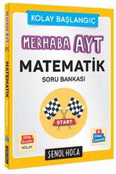 Şenol Hoca Yayınları - Şenol Hoca Yayınları Merhaba 2021 AYT Matematik Soru Bankası