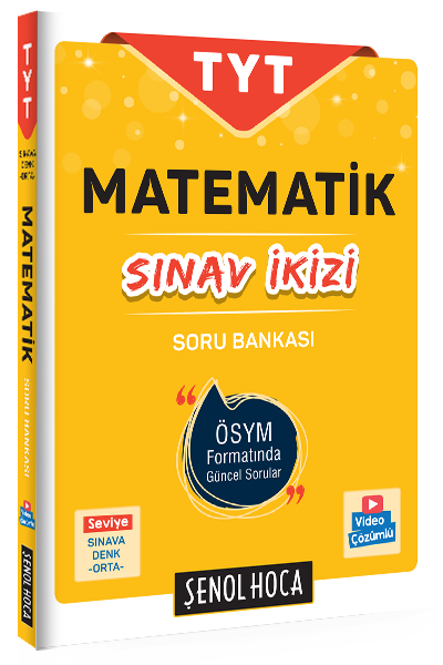 ​Şenol Hoca Yayınları TYT Matematik Sınav İkizi Soru Bankası