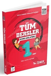 Sınav Dergisi Yayınları - Sınav Yayınları 1. Sınıf Tüm Dersler Konu Anlatımlı