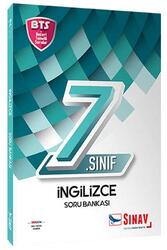 Sınav Dergisi Yayınları - Sınav Yayınları 7. Sınıf İngilizce Soru Bankası BTS