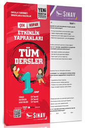 Sınav Dergisi Yayınları - Sınav Dergisi Yayınları 1. Sınıf Tüm Dersler Yaprak Test
