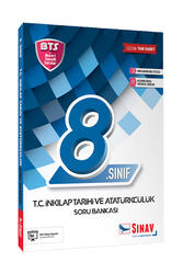 Sınav Dergisi Yayınları - Sınav Yayınları 8. Sınıf LGS T.C. İnkılap Tarihi ve Atatürkçülük Soru Bankası