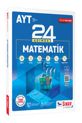 Sınav Dergisi Yayınları - Sınav Yayınları AYT Matematik 24 Adımda Konu Anlatımlı Soru Bankası