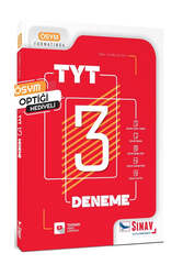 Sınav Dergisi Yayınları - Sınav Yayınları TYT Tamamı Video Çözümlü 3 Deneme