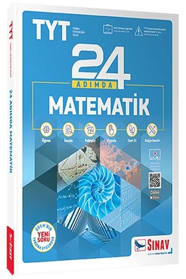 Sınav Yayınları TYT Matematik 24 Adımda Konu Anlatımlı Soru Bankası - 1