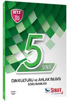 Sınav Yayınları 5. Sınıf Din Kültürü ve Ahlak Bilgisi Soru Bankası BTS - 1