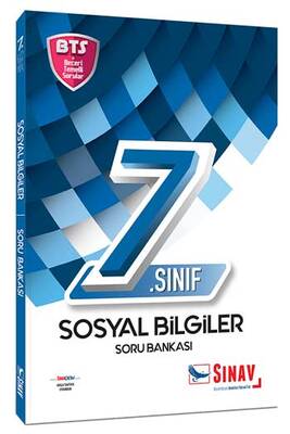 Sınav Yayınları 7. Sınıf Sosyal Bilgiler Soru Bankası BTS - 1