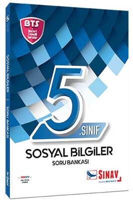 Sınav Yayınları 5. Sınıf Sosyal Bilgiler Soru Bankası BTS - 1