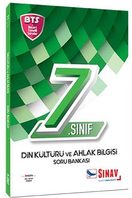Sınav Yayınları 7. Sınıf Din Kültürü ve Ahlak Bilgisi Soru Bankası BTS - 1