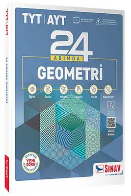 ​Sınav Yayınları TYT AYT Geometri 24 Adımda Konu Anlatımlı Soru Bankası - 1