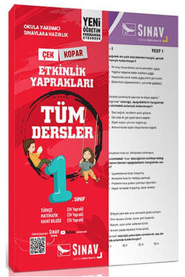 Sınav Dergisi Yayınları 1. Sınıf Tüm Dersler Yaprak Test - 1