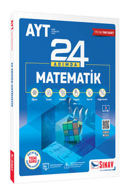 Sınav Yayınları AYT Matematik 24 Adımda Konu Anlatımlı Soru Bankası - 1