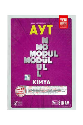 Sınav Dergisi Yayınları AYT Kimya Modül Modül Konu Anlatımlı - 1