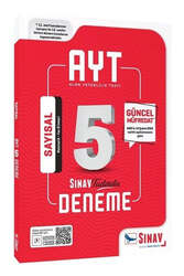 Sınav Yayınları 2023 AYT Sayısal 5 Deneme - Sınav Yayınları