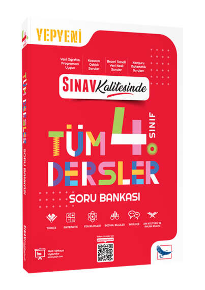 Sınav Yayınları 2024 Sınav Kalitesinde 4.Sınıf Tüm Dersler Soru Bankası - 1