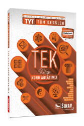 Sınav Yayınları 2025 TYT Tüm Dersler Konu Anlatımı Tek Kitap - Sınav Yayınları
