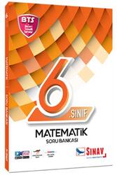 Sınav Dergisi Yayınları - Sınav Yayınları 6. Sınıf Matematik Soru Bankası BTS