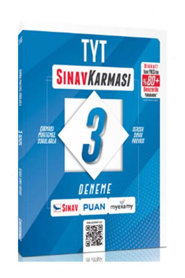 Sınav Yayınları TYT Sınav Karması 3 Deneme - 1