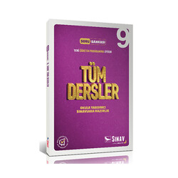 Sınav Dergisi Yayınları - ​Sınav Yayınları 9. Sınıf Tüm Dersler Çözümlü Soru Bankası