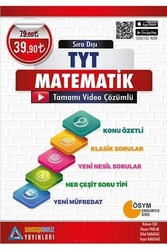 Sıradışıanaliz Yayınları - ​Sıradışıanaliz Yayınları TYT Matematik Tamamı Video Çözümlü Konu Özetli Soru Bankası