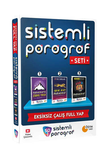 Sistemli Paragraf Yayınları Paragraf Seti (Eksiksiz Çalış Full Yap) - 1