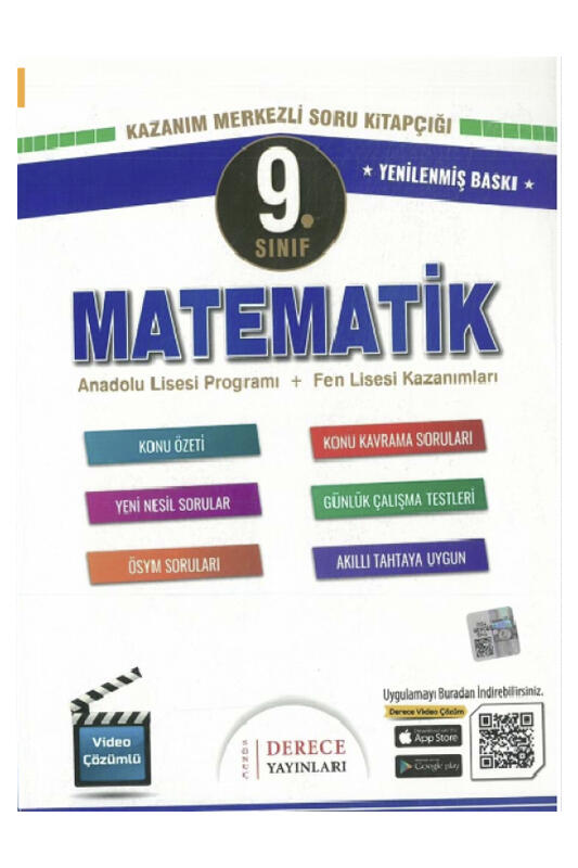 Sonuç Derece Yayınları 9. Sınıf Matematik Modüler Set