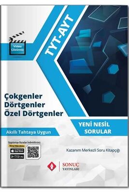 Sonuç Yayınları TYT AYT Çokgenler Dörtgenler Özel Dörtgenler - 1