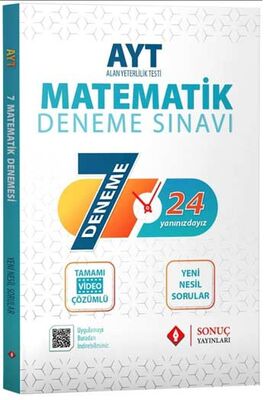 Sonuç Yayınları AYT Matematik Tamamı Video Çözümlü 7 Deneme - 1