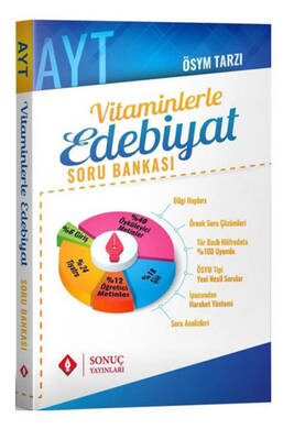 Sonuç Yayınları AYT Vitaminlerle Edebiyat Soru Bankası - 1