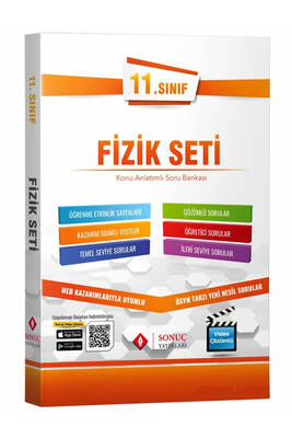 Sonuç Yayınları 11. Sınıf Fizik Konu Anlatımlı Soru Bankası Seti - 1