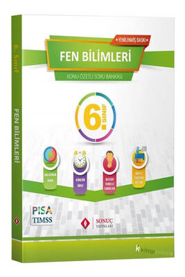 Sonuç Yayınları 6. Sınıf Fen Bilimleri Kazanım Merkezli Soru Kitapçığı Seti - 1